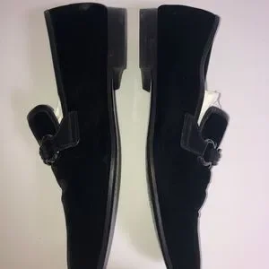 Salvatore Ferragamo - “PARTY” Nero Fabric - Black - Size 10.5 Black Ferragamo 7 - Etsy main image 4